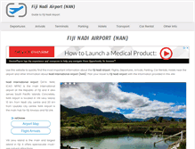 Tablet Screenshot of fiji-airport.com